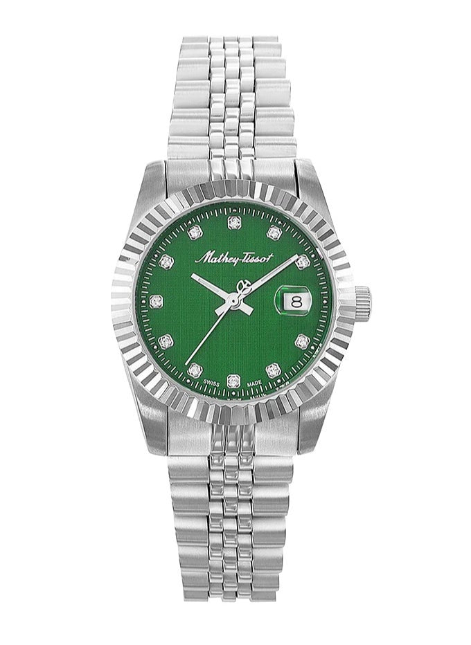 buy-mathey-tissot-mathy-iii-analog-green-dial-women-watch-silver-strap-d810av_dyy
