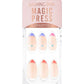 أظافر Magic Press Neon Edge French الفورية