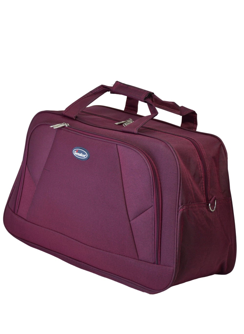 buy-senator-travel-duffle-bag-for-unisex-lightweight-nylon-bag-multi-pocket-water-scratch-resistant-adjustable-shoulder-strap-weekend-bag-convenient-carry-on-luggage-for-camping-training-48l-maroon-ea220_pqr