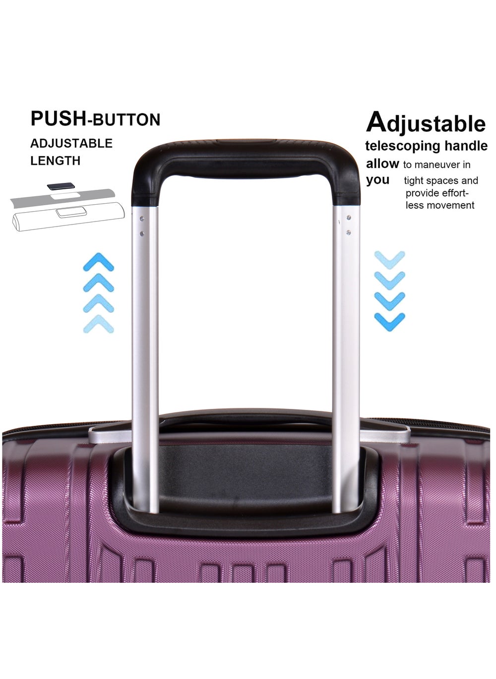 buy-eminent-hard-case-travel-bag-makrolon-polycarbonate-luggage-trolley-lightweight-expandable-zipper-suitcase-4-quiet-wheels-with-tsa-lock-kg82-purple_4ut