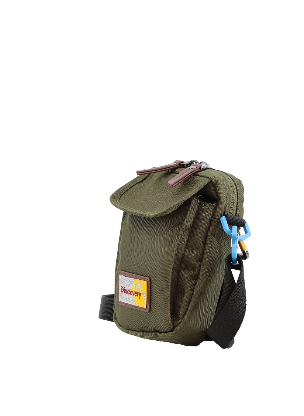 buy-discovery-discovery-icon-utility-bag-khaki-zipper-compartment-casual-shoulder-bag-for-men-and-women-removable-shoulder-strap-secure-rfid-pocket_z5w