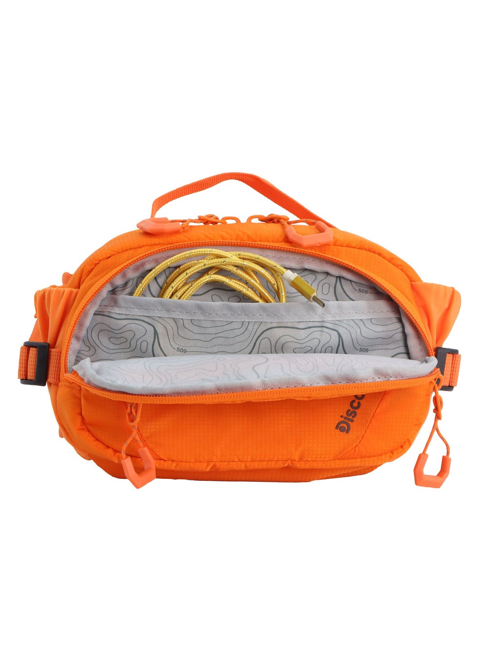 buy-discovery-discovery-body-spirit-nylon-ripstop-waist-bag-orange-for-men-and-women-durable-lightweight-waterproof-hip-pack-bag-crossbody-sling-belt-bag-outdoor-hiking-trekking-running-camping_p5r