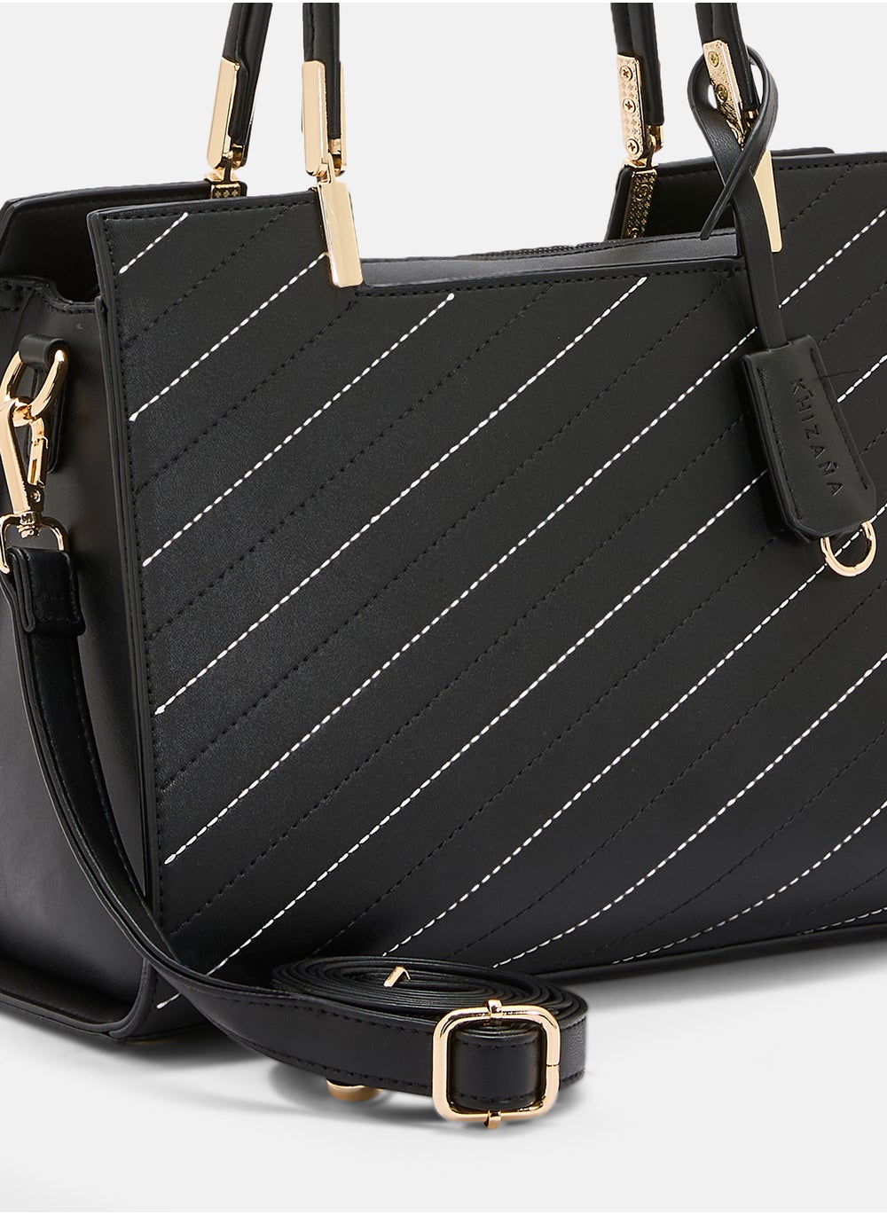 buy-khizana-stitch-detail-satchel-bag-with-fob_0yo