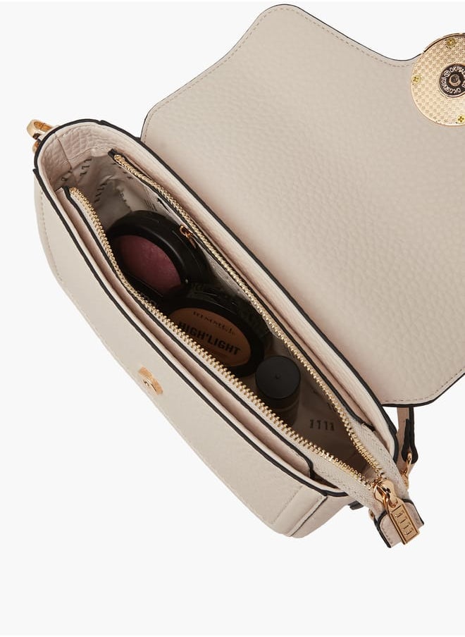 buy-elle-women-monogram-accent-crossbody-bag-with-detachable-strap-and-flap-closure_o5g