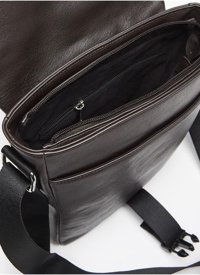 buy-lbl-by-shoexpress-solid-crossbody-bag-with-adjustable-strap-and-buckle-closure_4r7