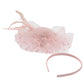Ddaniela Monalisa Peach Fascinator - Elegant Tea Party Headwear