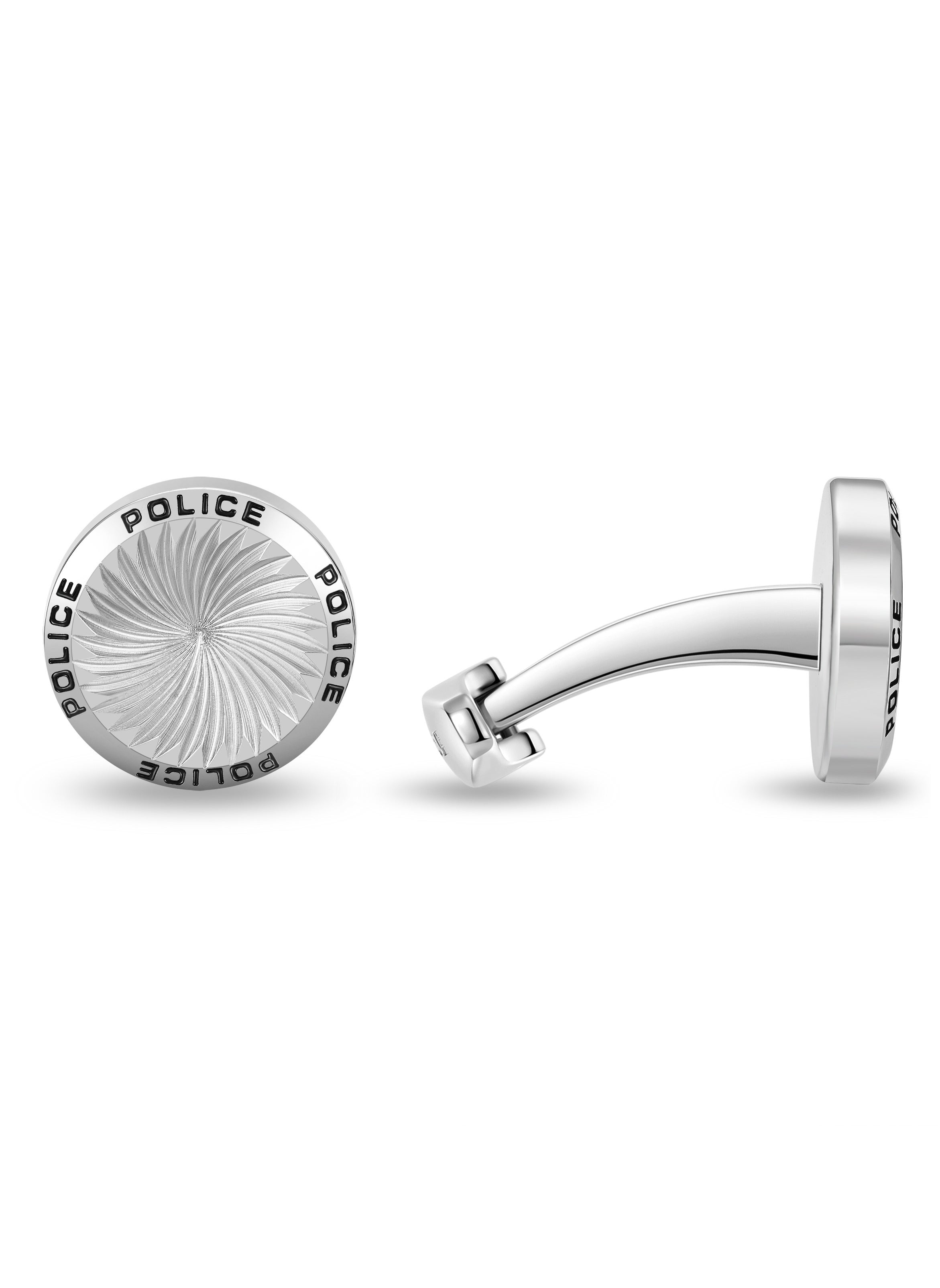 buy-police-gyre-stainless-steel-grid-pattern-cufflinks-for-men-with-black-inlay-logo_a1u