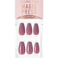 أظافر Magic Press Purple Mauve الفورية اللامعة