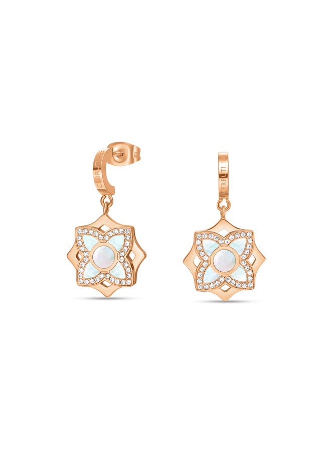 buy-cerruti-1881-ottavia-rose-gold-plated-drop-earrings-for-women-white-mother-of-pearl-floral-design_j92