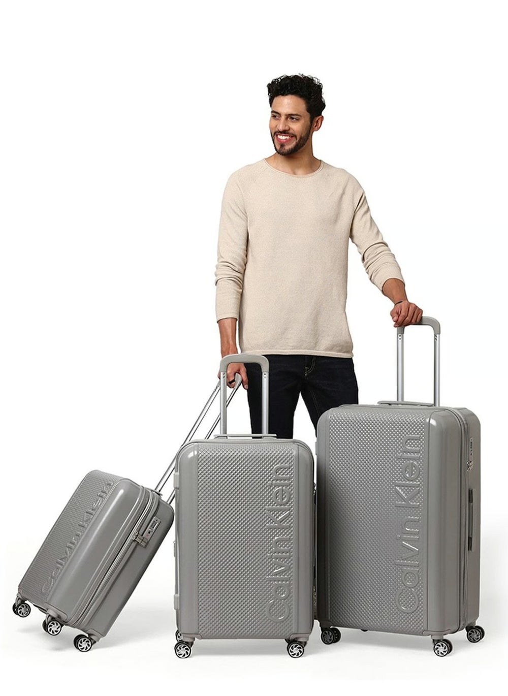 buy-calvin-klein-waffle-hardside-spinner-luggage-on-wheels-ultra-lightweight-abs-4-double-wheels_hnh