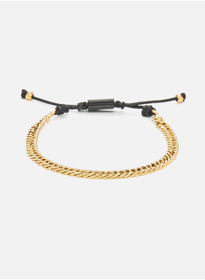 buy-chrysostomos-handmade-beaded-bracelet-for-men-with-gold-steel-chain-and-macrame-adjustable-tying_ksz