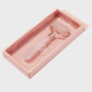 Luxury Rose Quartz Derma Roller - Rose Gold Tone