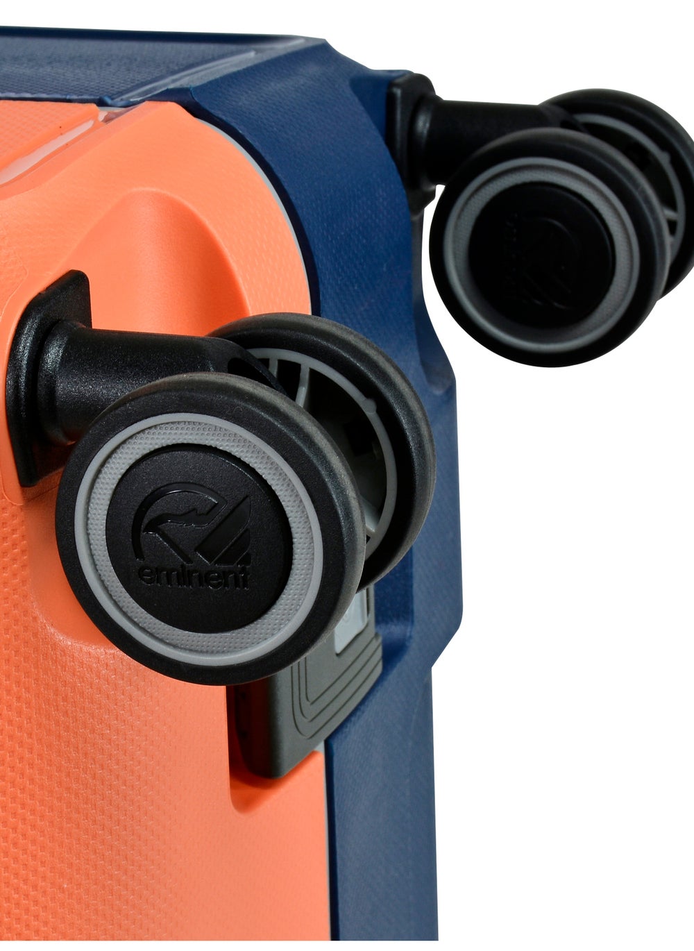 buy-eminent-vertica-hard-case-luggage-trolley-polypropylene-lightweight-4-quiet-double-spinner-wheels-with-tsa-lock-b0006m-darkblue-orange_n9w