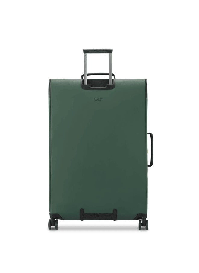 buy-delsey-paris-turenne-2-0-82cm-softcase-non-expandable-4-double-wheel-luggage-trolley-green_hq6