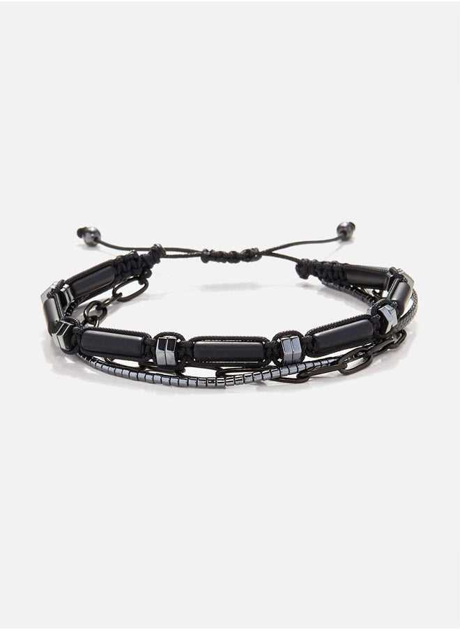 buy-chrysostomos-handmade-adjustable-beaded-multi-line-bracelet-with-black-matte-tube-grommet-hematite-nut-cords-and-chain_ada