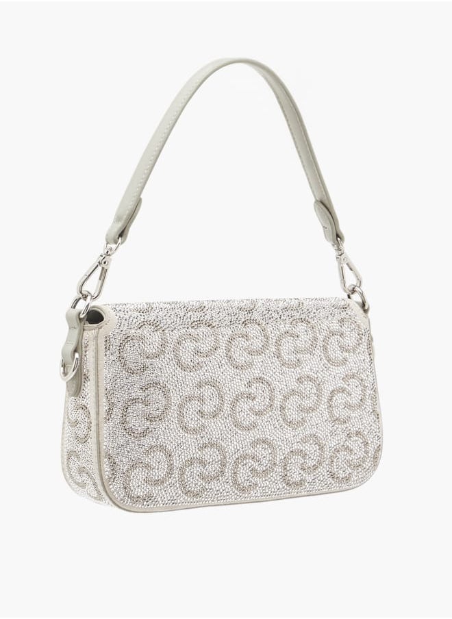 buy-celeste-women-logo-embellished-crossbody-bag-with-detachable-strap-and-flap-closure_9z4