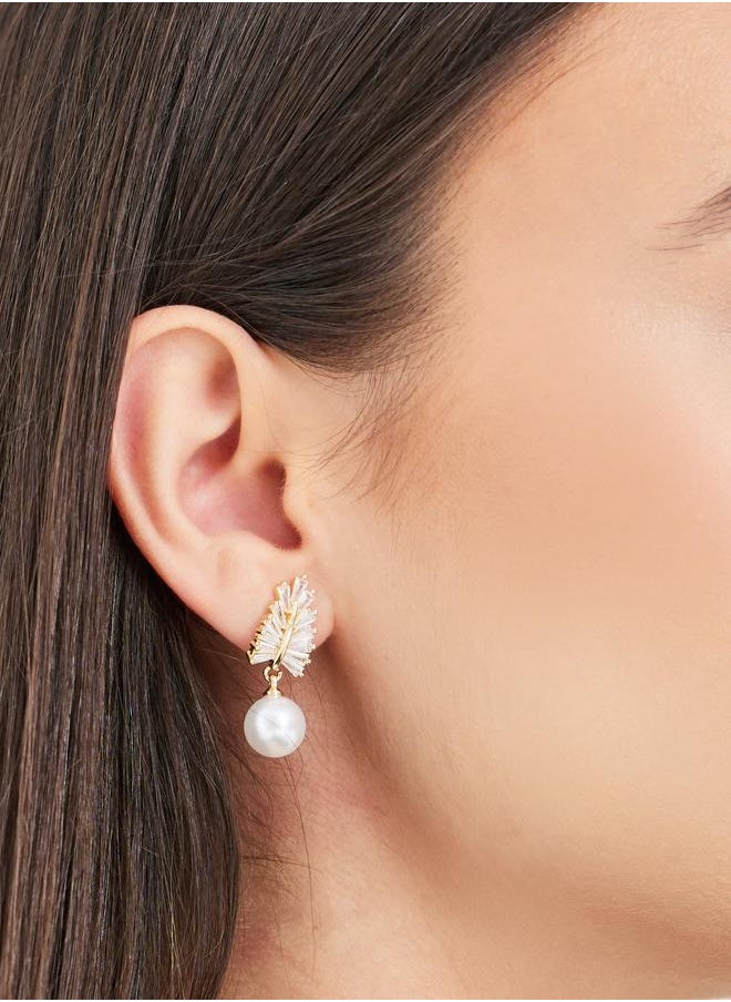 buy-styli-styli-faux-pearl-drop-leaf-dangle-earrings_yhk