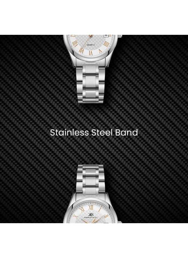 buy-kenneth-scott-women-s-stainless-steel-analog-watch-k25504-sbswk-28-8x34-mm_aws