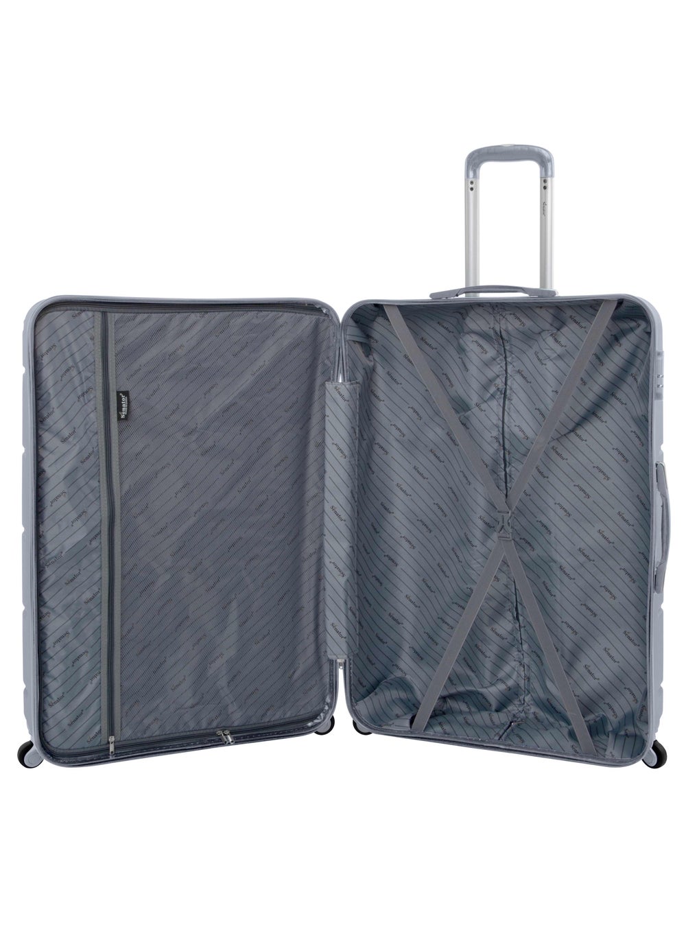 buy-senator-hard-case-travel-bag-extra-large-luggage-trolley-abs-lightweight-suitcase-with-4-spinner-wheels-a1012-silver_c2z