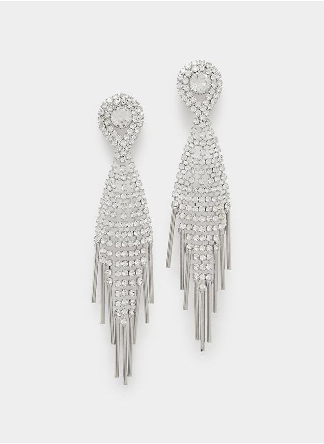 buy-styli-rhinestone-embellished-tassel-drop-earrings_s78