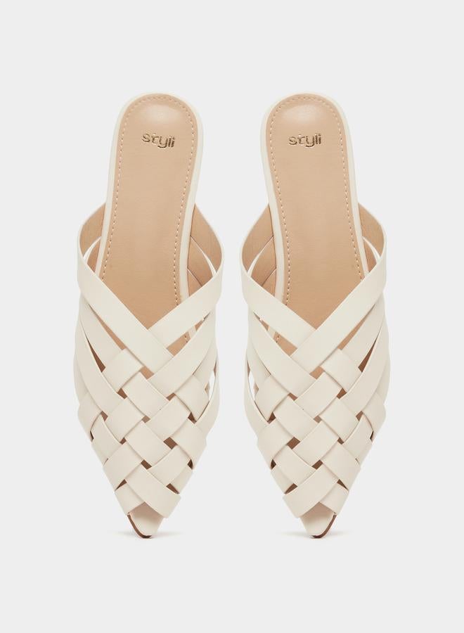 buy-styli-multi-strap-pointed-toe-slip-on-mules_62r