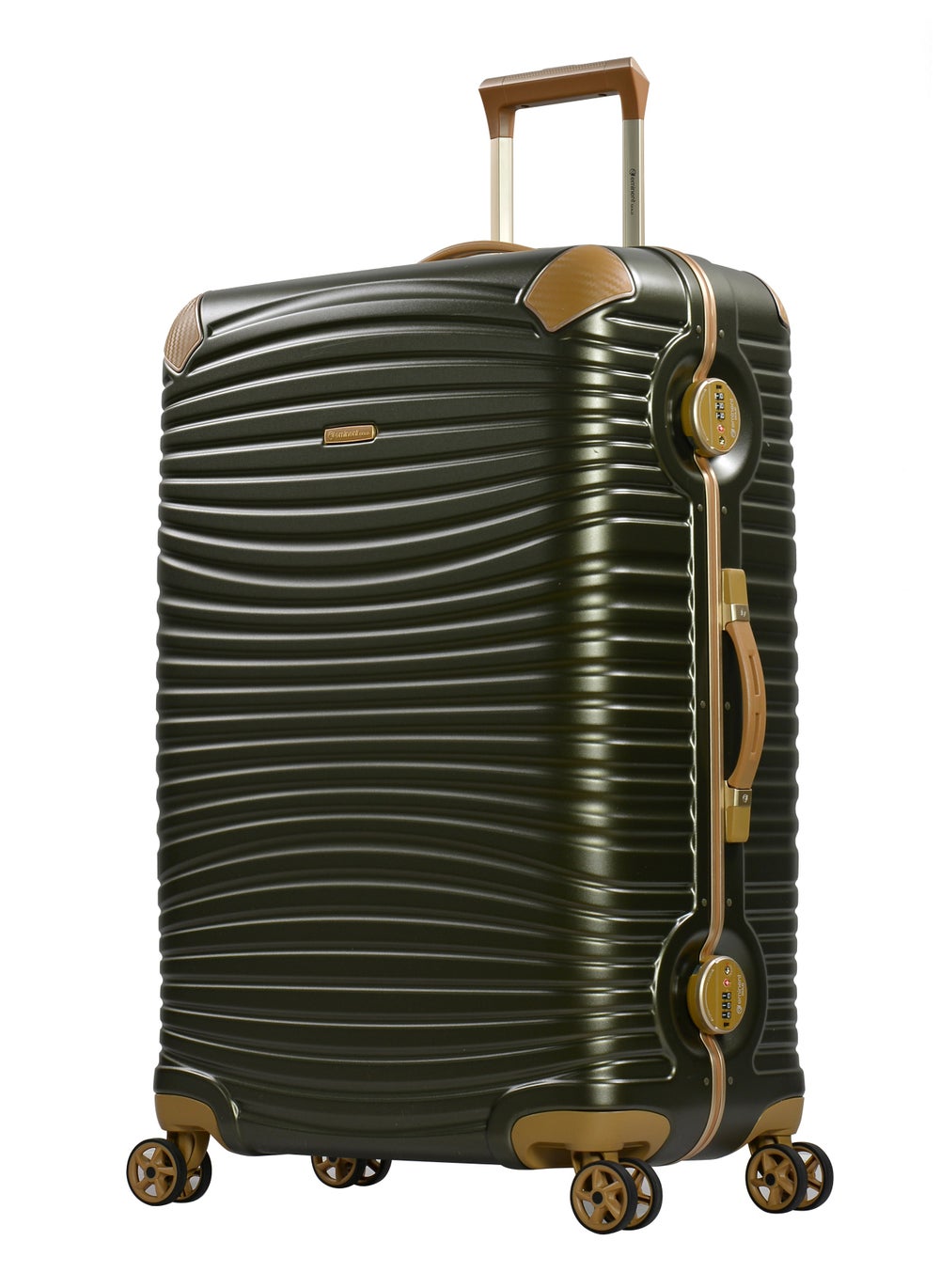 buy-eminent-hard-case-travel-bags-makrolon-polycarbonate-gold-jetstream-aluminum-frame-luggage-zipper-less-suitcase-extra-corner-protection-double-tsa-lock-e9r1-checked-luggage-28-inch-dark-olive_5e4