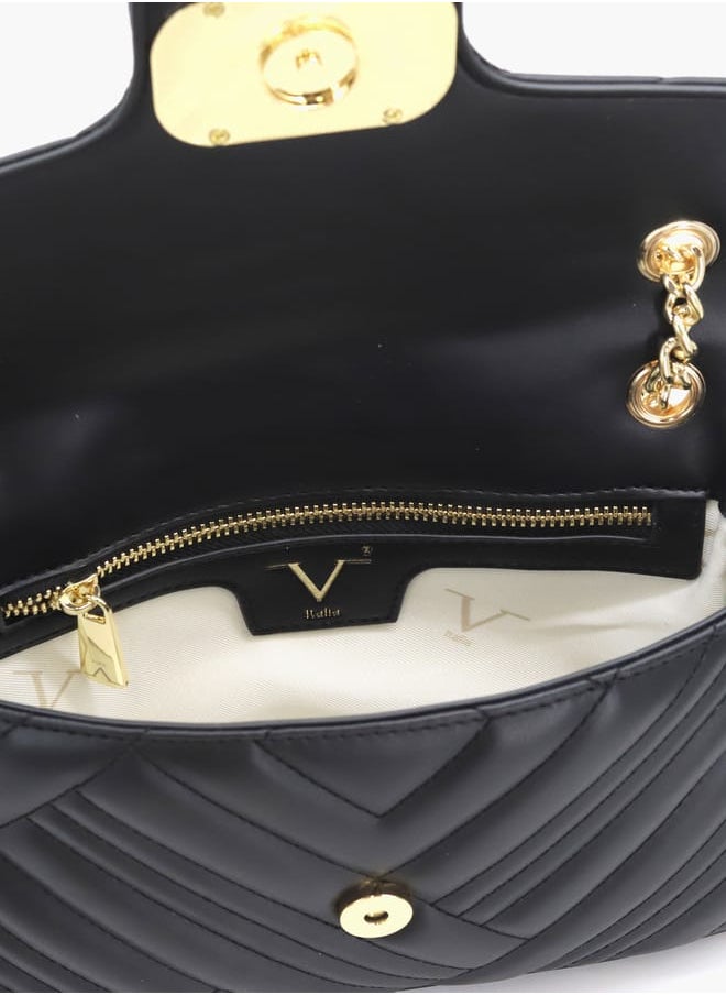 buy-v-italia-quilted-crossbody-bag-with-chain-strap-and-flap-closure_1a7