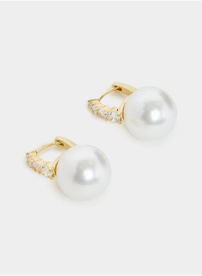 buy-styli-faux-pearl-embellished-earrings_9of