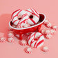 Peppermint Candy Cane Bath Bomb Trio - Pamper Yourself