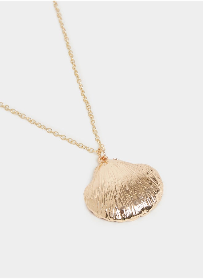 buy-styli-faux-pearl-detail-shell-pendant-necklace_80a