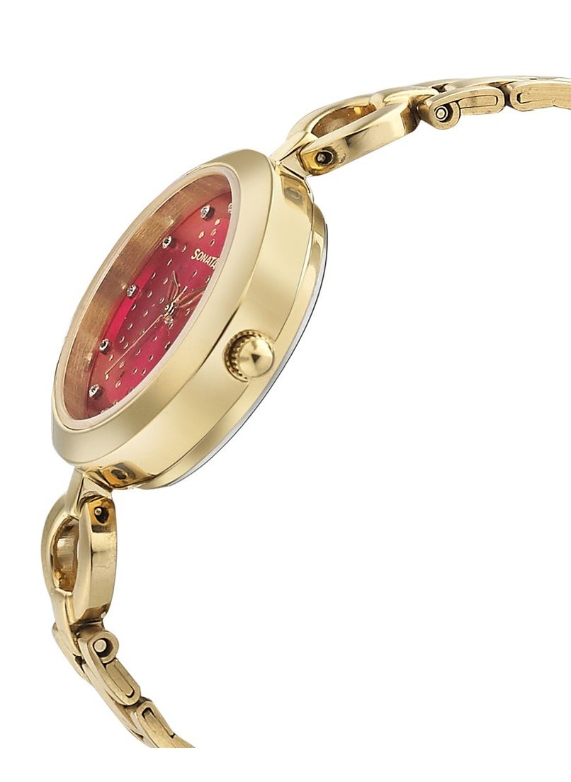 buy-sonata-round-shape-stainless-steel-analog-wrist-watch-8147ym06-25mm-golden_nfs