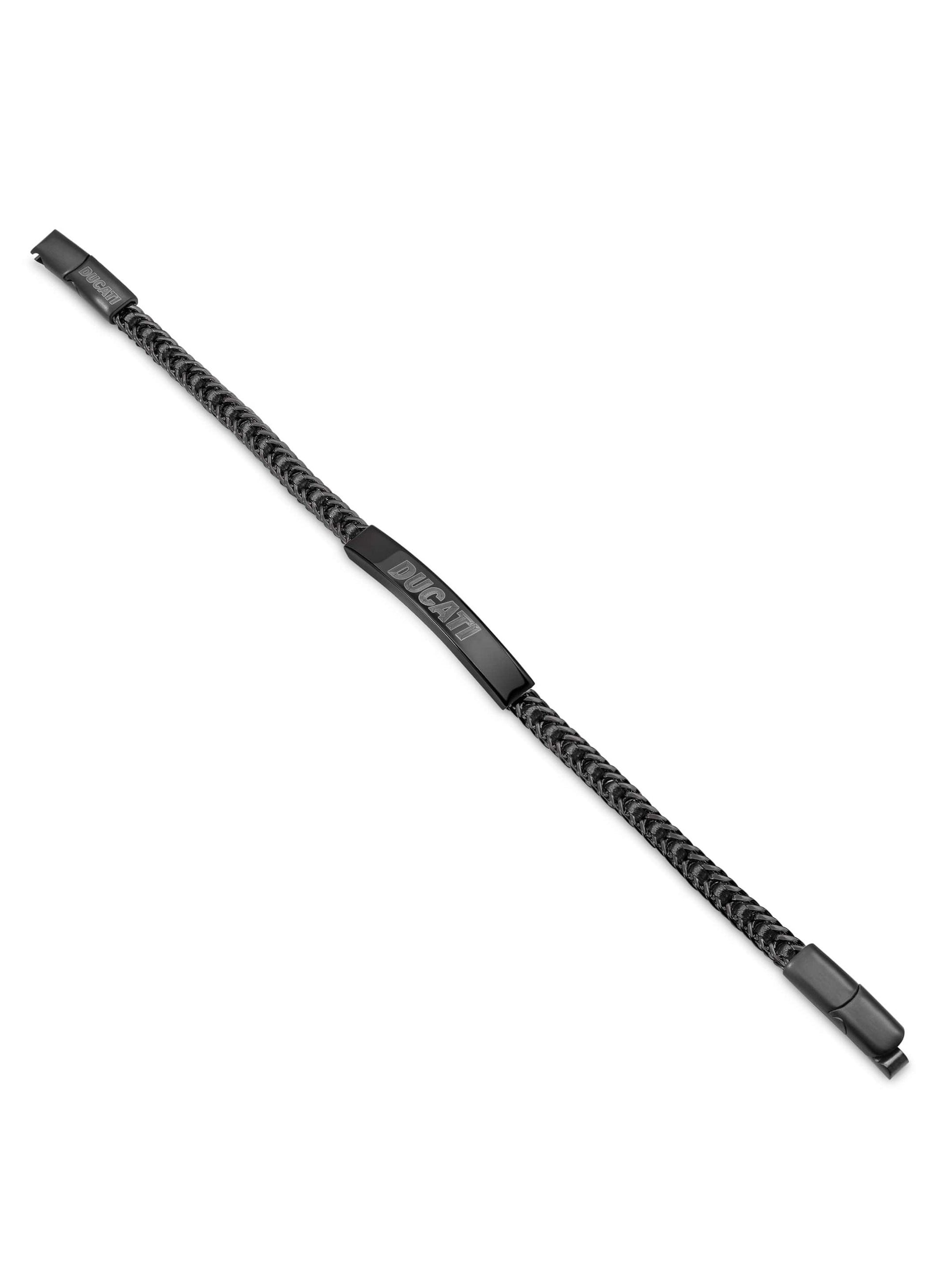 buy-ducati-corse-catena-black-grey-metal-leather-and-stainless-steel-gents-bracelet-with-magnetic-closure210-mm_9kv