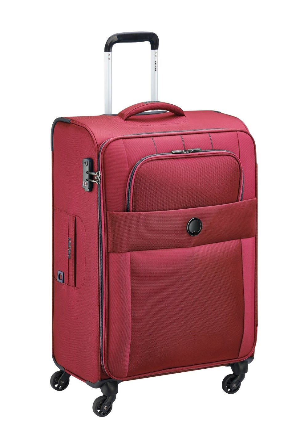 buy-delsey-paris-cuzco-68cm-softcase-4-wheel-check-in-luggage-trolley-case-red-00390681104_gjq