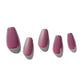 أظافر Magic Press Purple Mauve الفورية اللامعة
