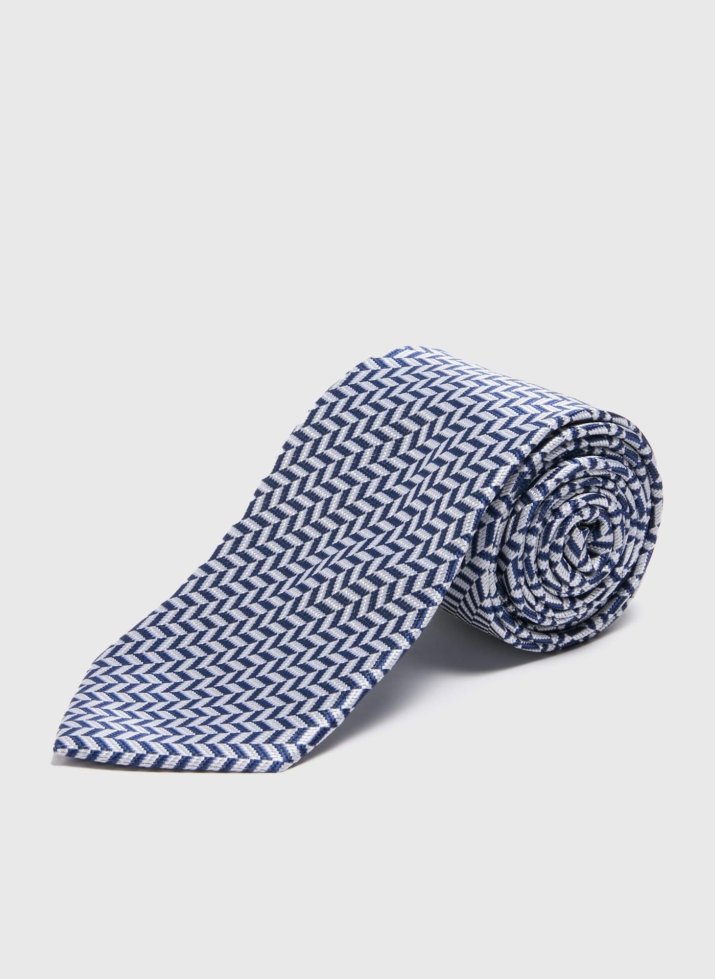 buy-matalan-taylor-wright-navy-herringbone-tie_ksg