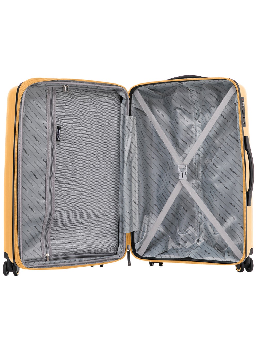 buy-cabinpro-light-weight-pp-fashion-trolley-luggage-expandable-hard-case-carry-on-suitcase-with-safe-zipper-and-4-quite-360deg-double-spinner-wheels-cp002-yellow_gg8
