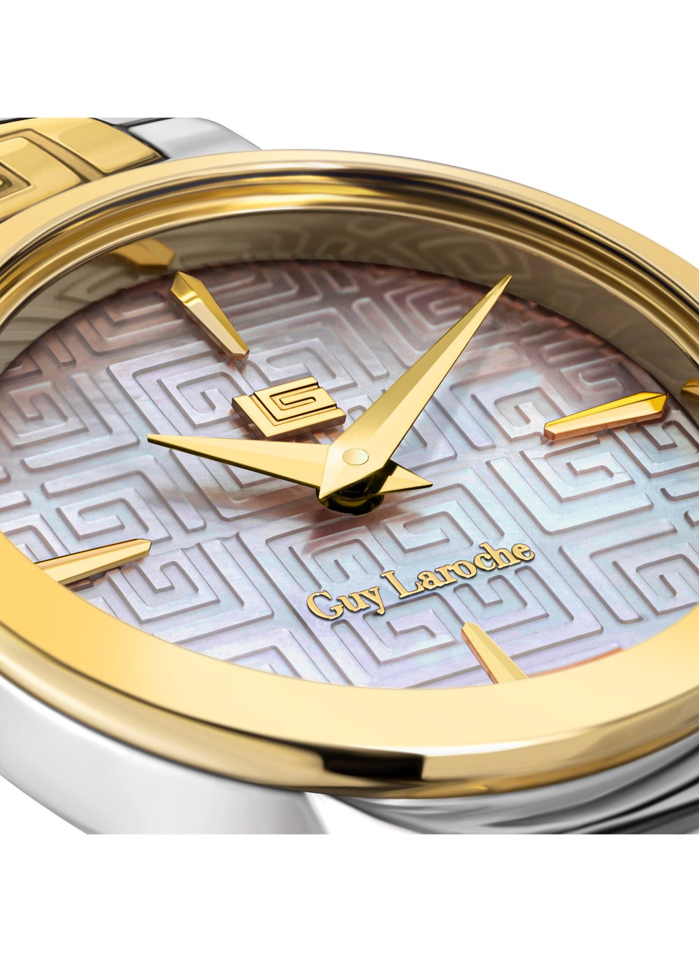 buy-guy-laroche-ariane-watch-for-women-with-silver-and-gold-stainless-steel-bracelet-25-mm-5-atm_z82