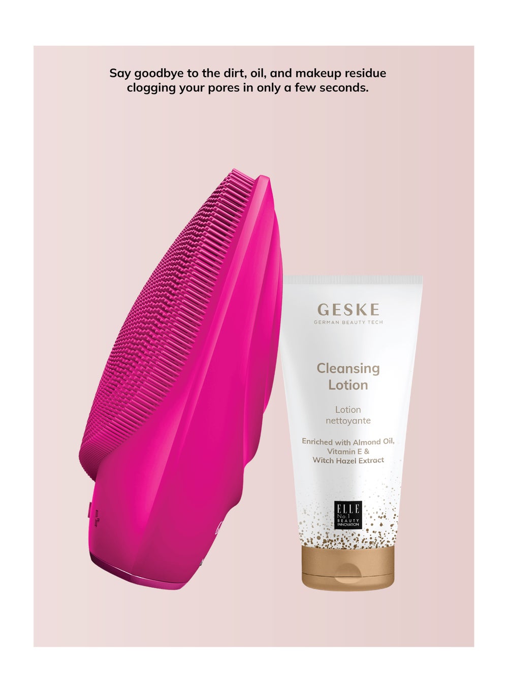 buy-geske-cleansing-lotion-almond-oil-hazel-extract-vitamin-e-deep-cleanse-exfoliate-nourish-sonic-facial-brush-5-in-1-complete-skincare-set-for-radiant-healthy-skin-combo-pack-magenta_j8i