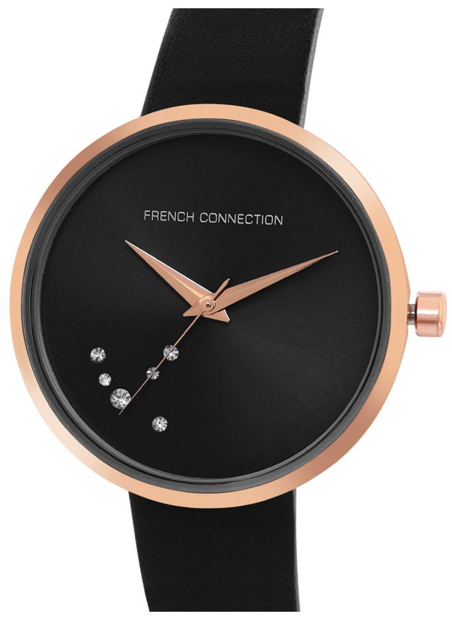 buy-french-connection-french-connection-women-s-analog-watch-black-strap_nh0
