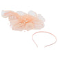 Ddaniela Monalisa Peach Fascinator - Elegant Tea Party Headwear