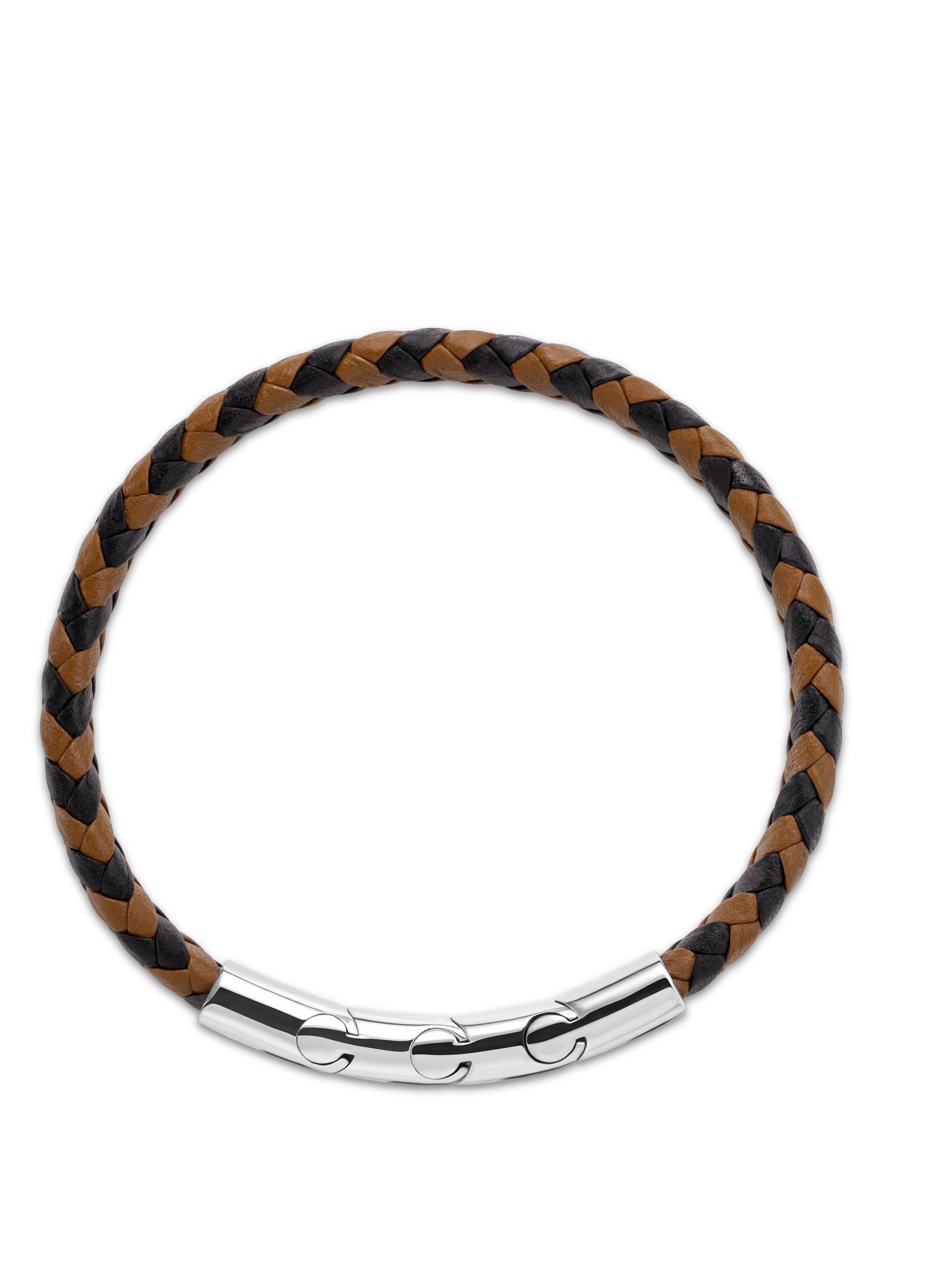 buy-guy-laroche-adam-black-and-brown-braided-bracelet-for-men_eai