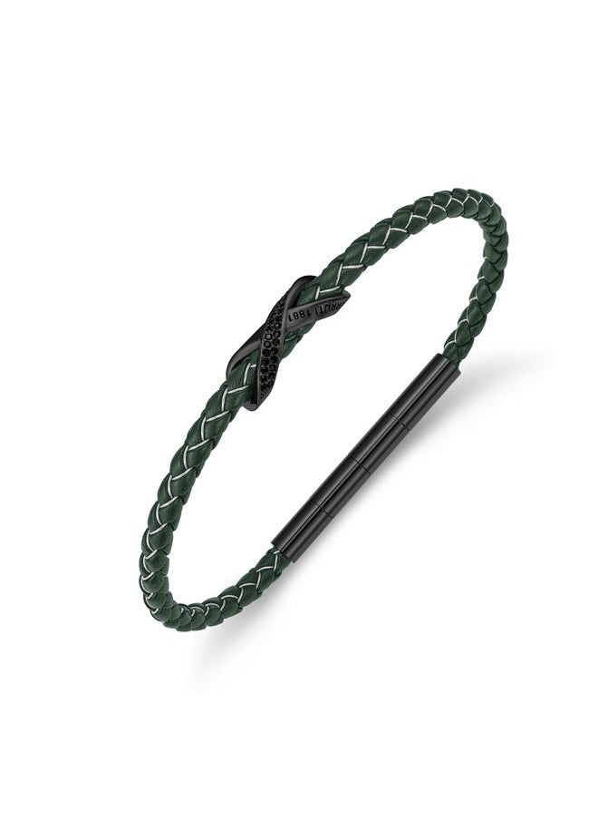 buy-cerruti-1881-franco-black-and-green-leather-bracelet_qkx