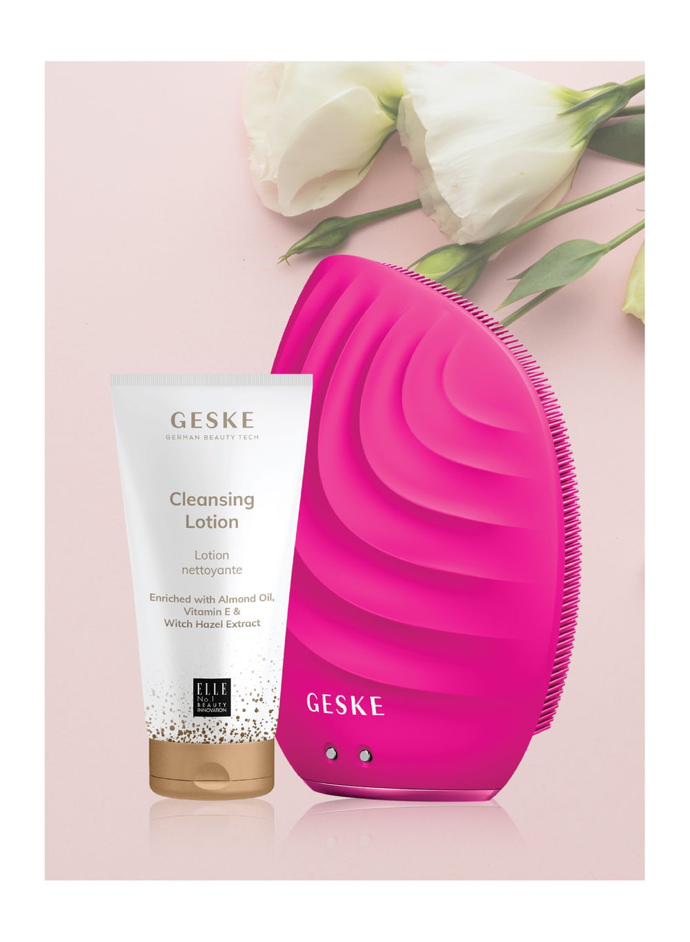 buy-geske-cleansing-lotion-almond-oil-hazel-extract-vitamin-e-deep-cleanse-exfoliate-nourish-sonic-facial-brush-5-in-1-complete-skincare-set-for-radiant-healthy-skin-combo-pack-magenta_m04