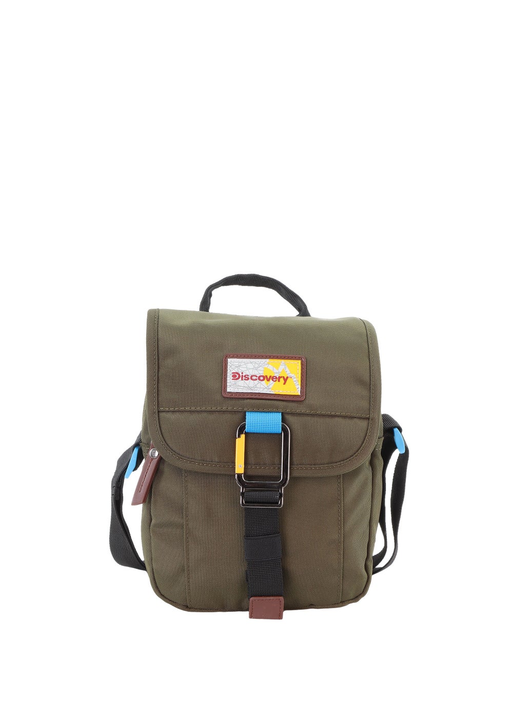 buy-discovery-discovery-icon-flap-over-utility-bag-2-8l-khaki-zipper-compartment-casual-shoulder-bag-for-men-and-women-removable-shoulder-strap-secure-rfid-pocket_l3x