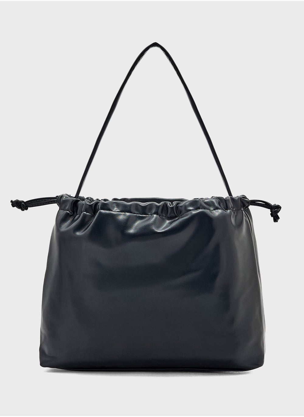buy-ginger-drawstring-detail-bow-trim-shoulder-bag_axe