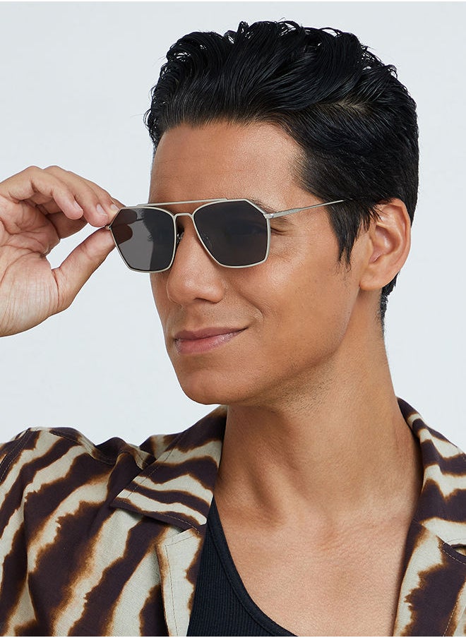buy-30sundays-30sundays-figaro-men-sunglasses-aviator-sunglasses-uv-protection-uv400-silver-gray_pkx