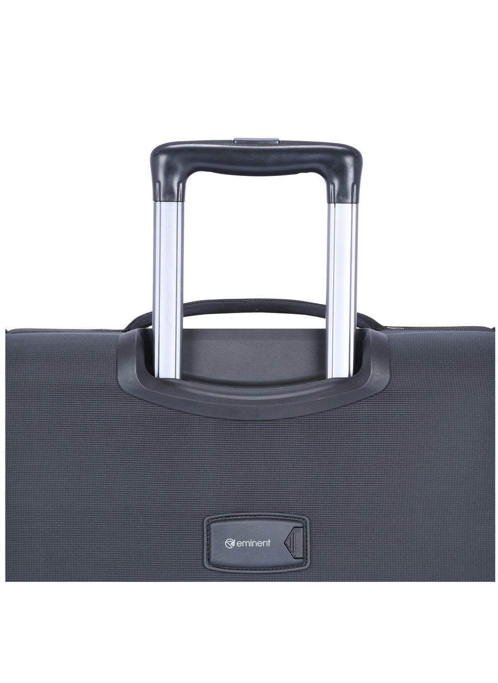 buy-eminent-expandable-luggage-trolley-bag-soft-suitcase-for-unisex-travel-polyester-shell-lightweight-with-tsa-lock-double-spinner-wheels-e765sz-medium-checked-24-inch-black_b4w