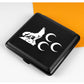 Gray Wolf Crescent Cigarette Case - Holds 20