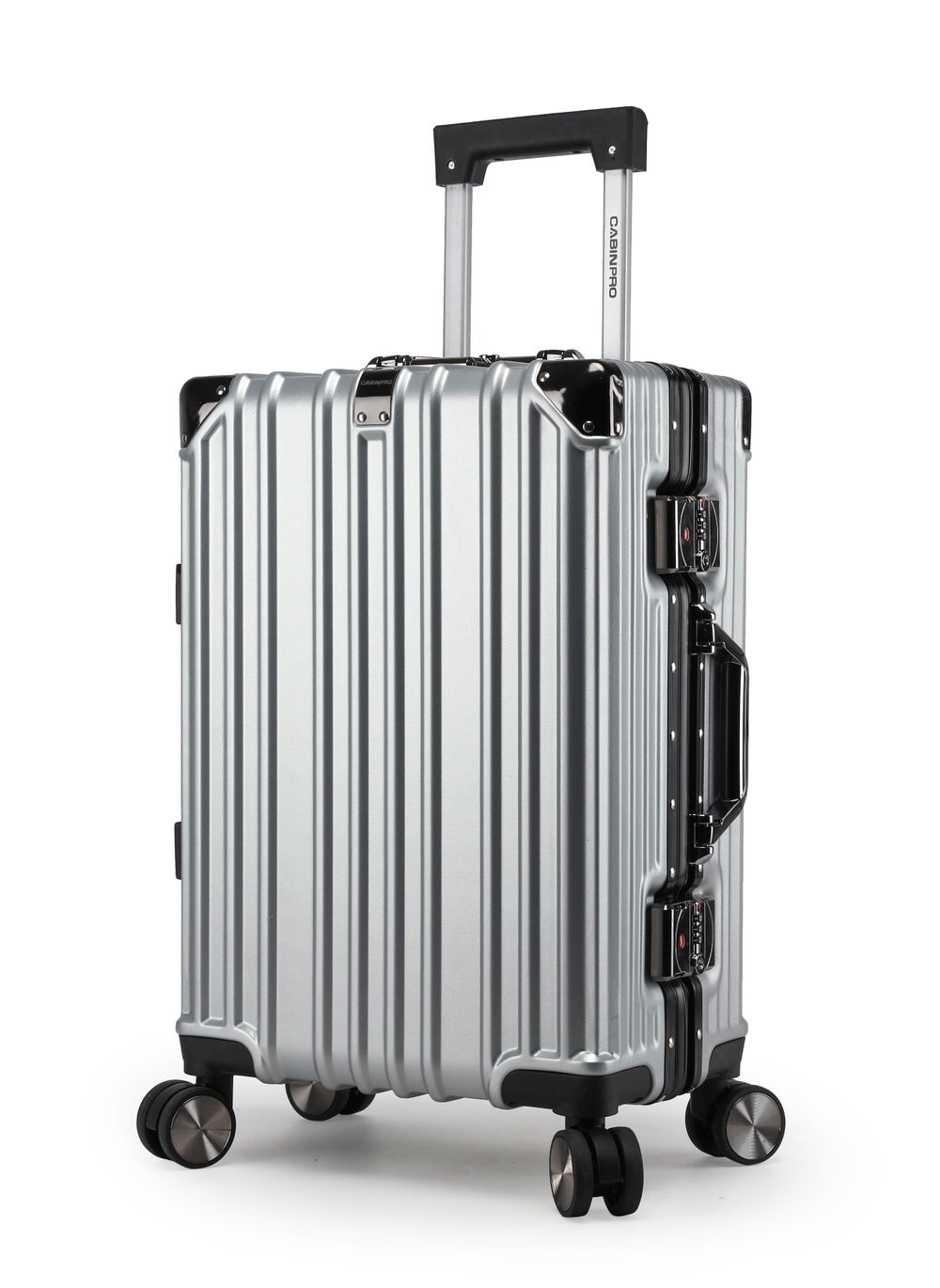 buy-cabinpro-lightweight-aluminum-frame-fashion-luggage-trolley-polycarbonate-hard-case-carry-on-suitcase-with-4-quite-360-degree-double-spinner-wheels-cp001-silver_1i7