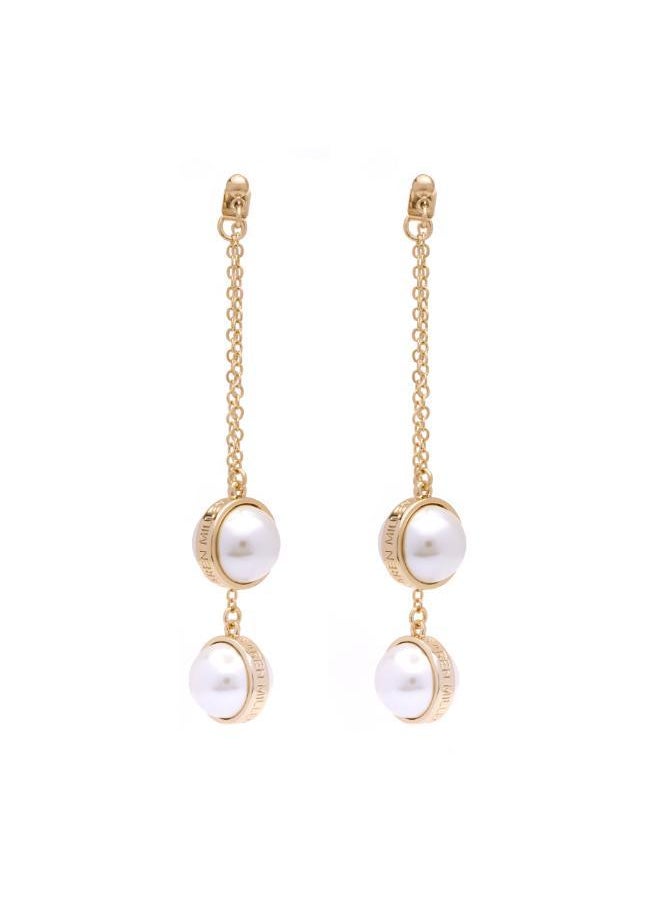 buy-karen-millen-logo-pearl-double-drop-earrings_sp1